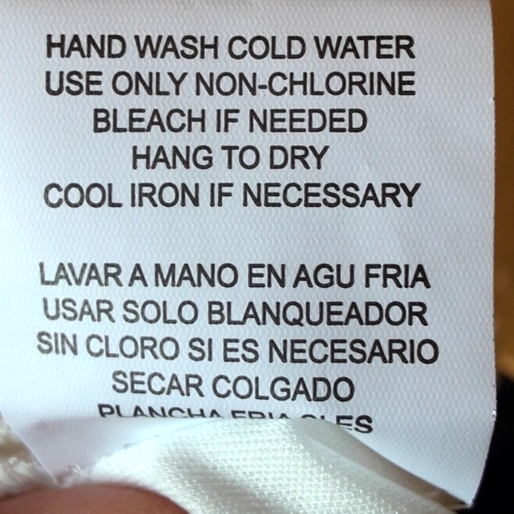 AUW lace sleeveless dress,late 90's creamy white color sizeL - Picture 5 of 7